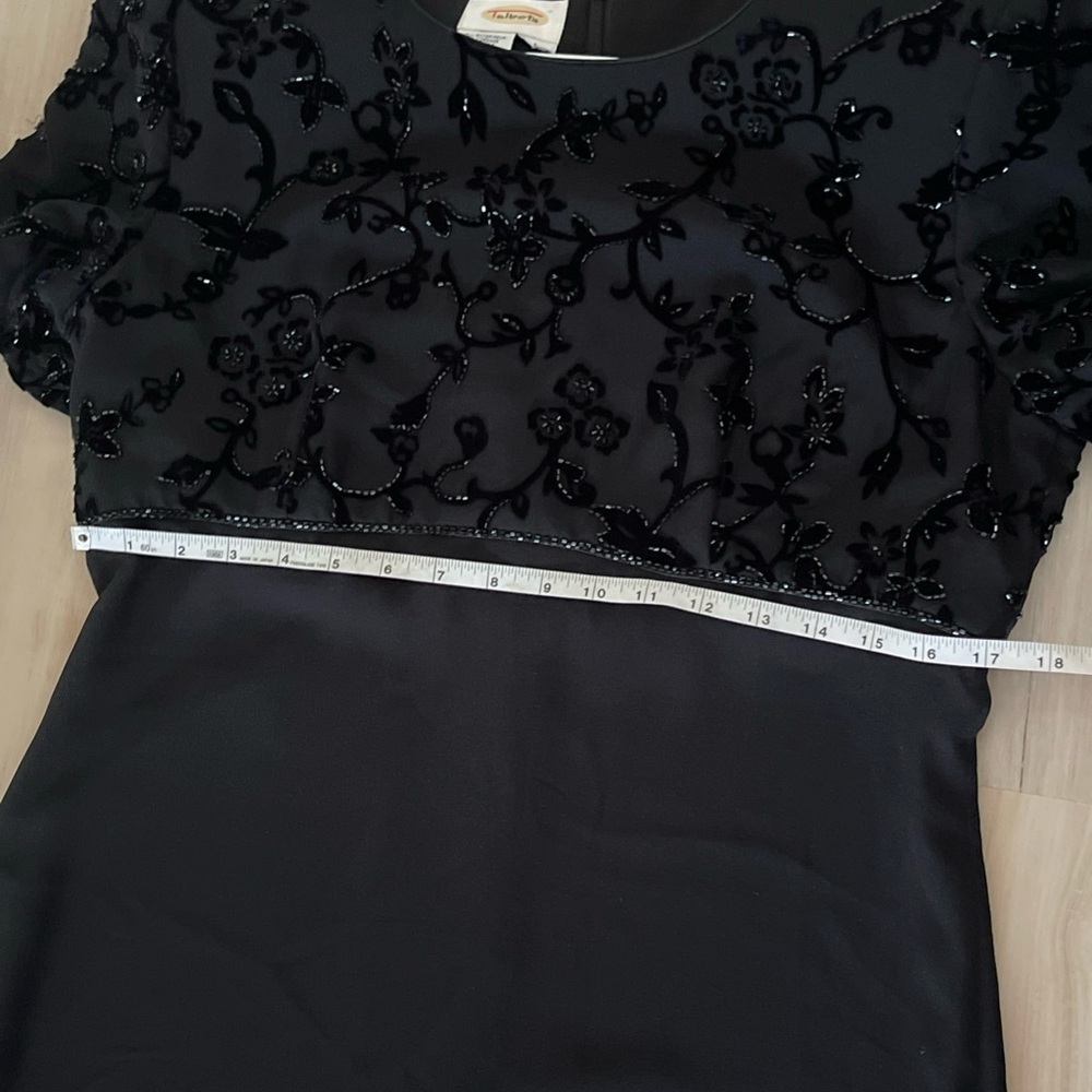 Talbot Elegant Black Evening Dress - Picture 10 of 13